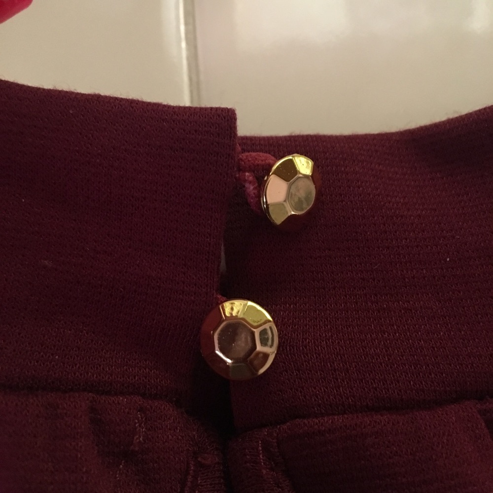 DRESS BURGUNDY - Picture 3 of 4